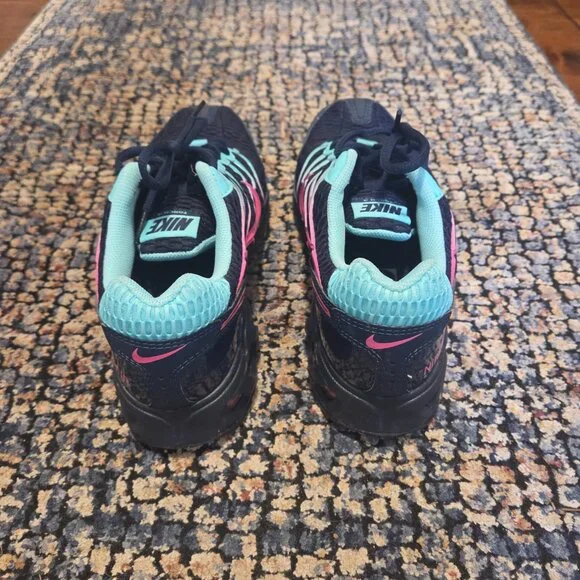 Nike Women's Sneakers - Navy, Pink, Teal - FITS LIKE AN 8.5 (actual size is 9) - Picture 4 of 7